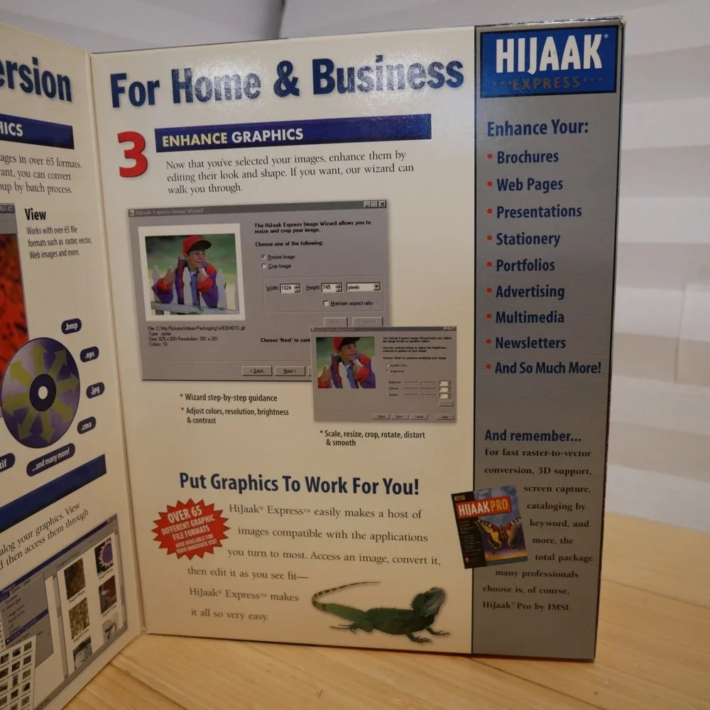 Quarterdeck Hijaak‎ Express Graphics Conversion - Windows 95, 98, NT 4.0 CD-ROM